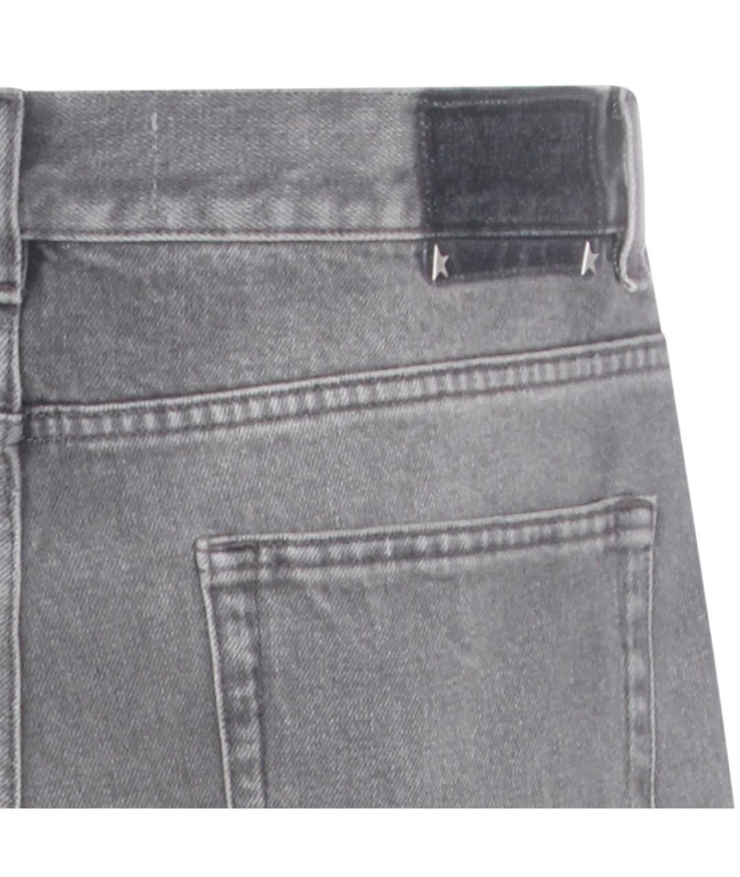GOLDEN GOOSE DELUXE BRAND Серые прямые джинсы, фото 5