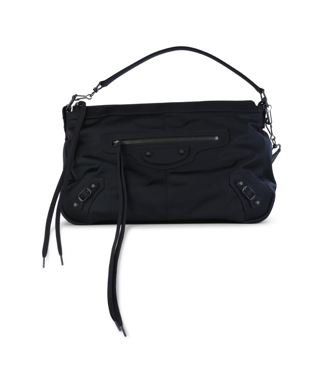 BALENCIAGA Черная синтетическая сумка на плечо, фото 1