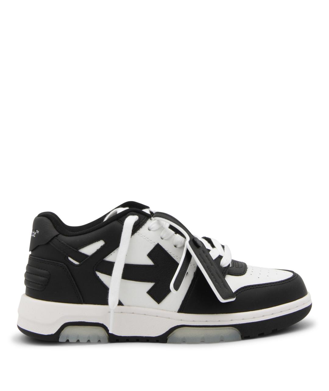 OFF-WHITE Мульти кожаные кеды, фото 1