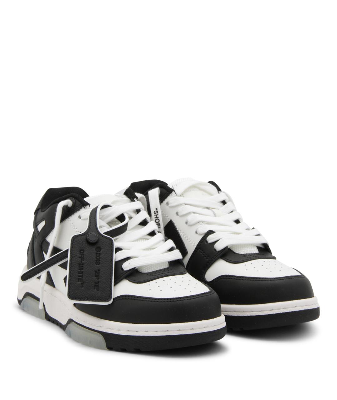 OFF-WHITE Мульти кожаные кеды, фото 2