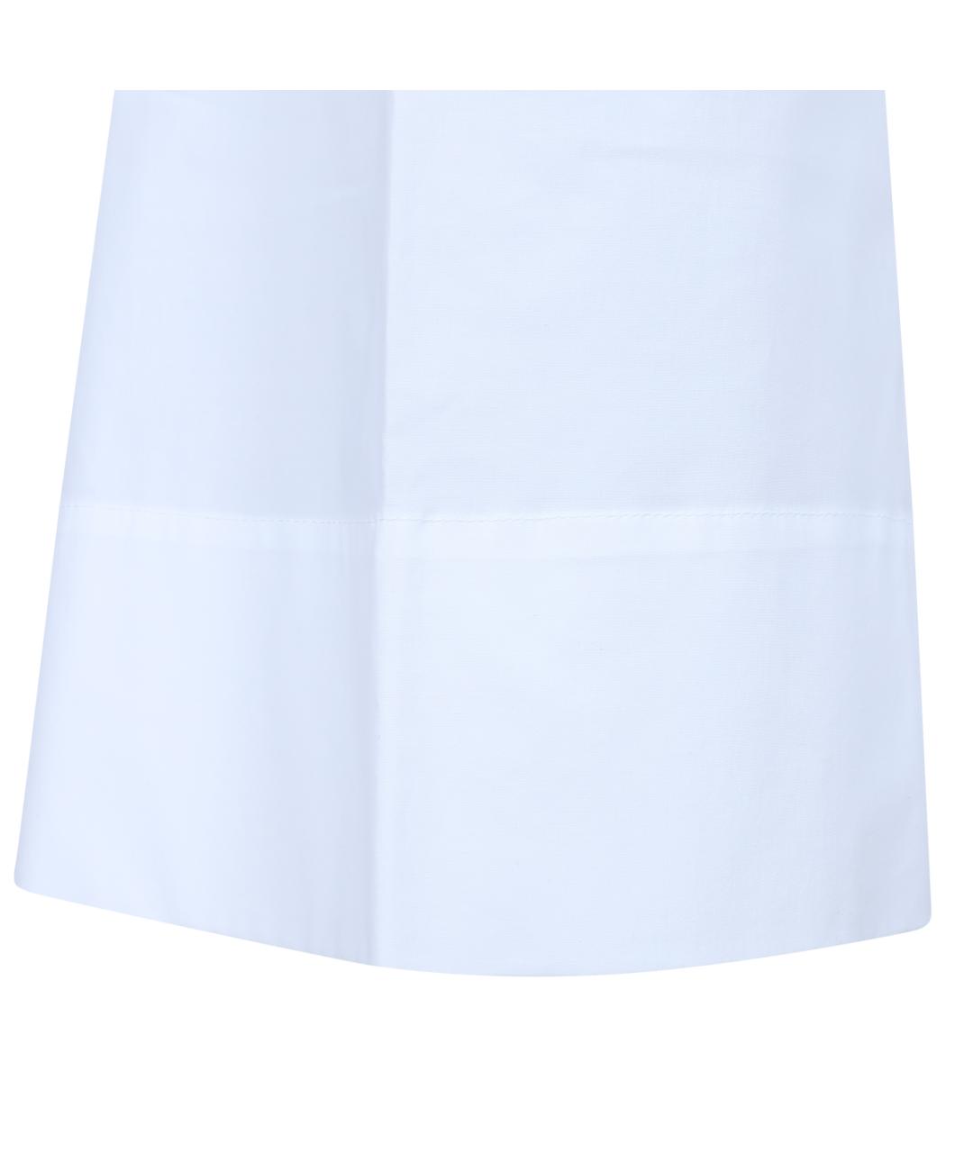 ANTONELLI FIRENZE Белые хлопко-эластановые прямые брюки, фото 8