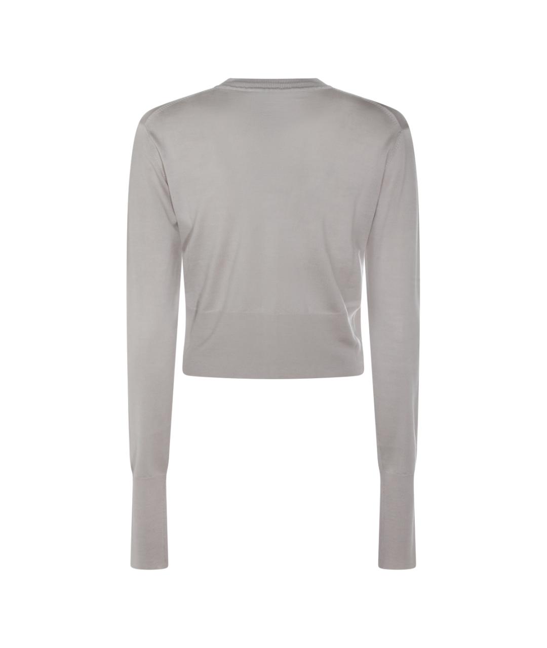 VIVIENNE WESTWOOD Серый шерстяной кардиган, фото 2