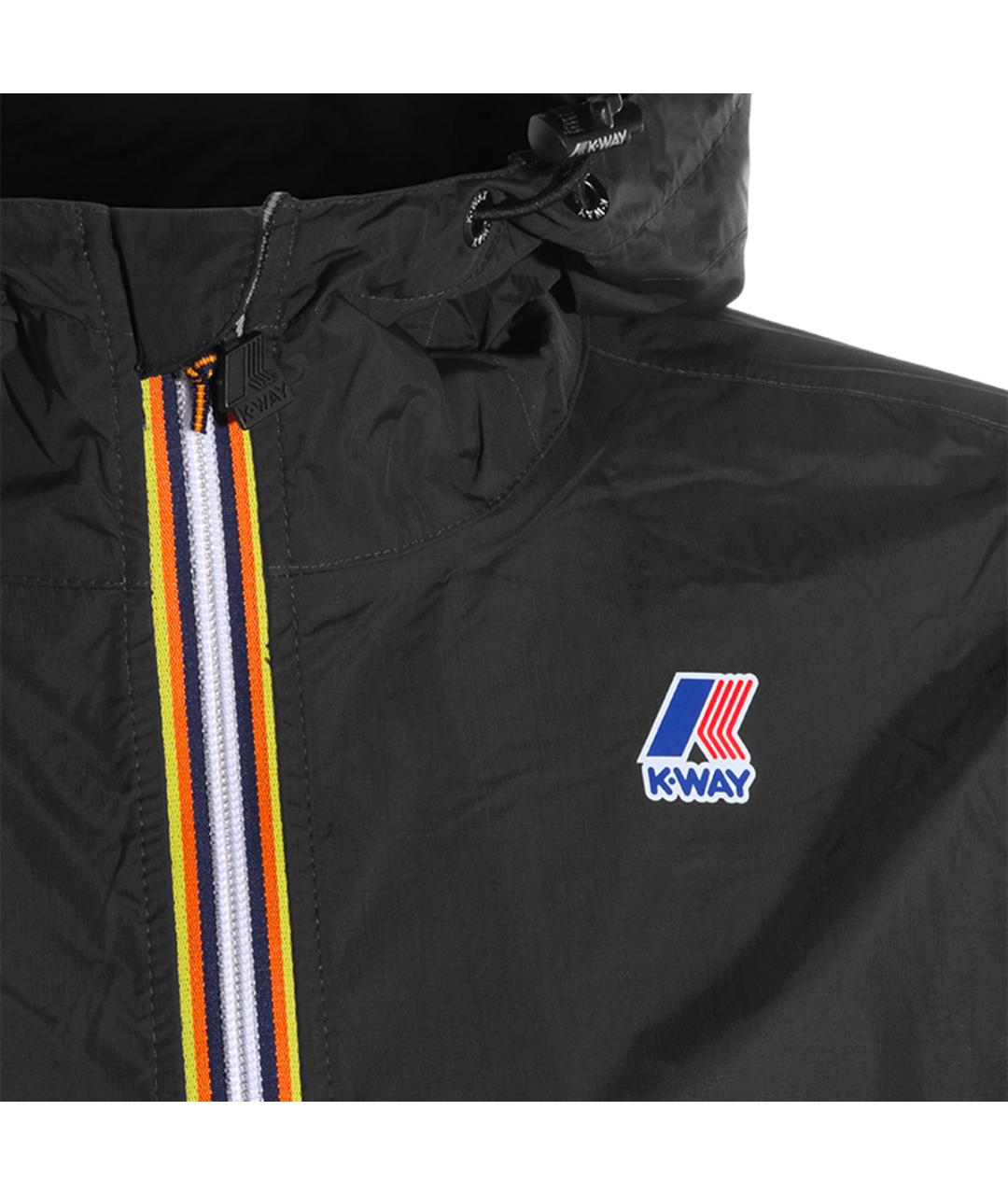 K-WAY Черная полиамидовая куртка, фото 3