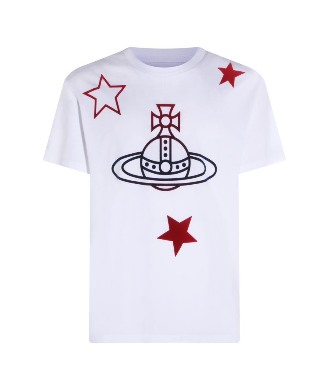 VIVIENNE WESTWOOD Белая хлопковая футболка, фото 1