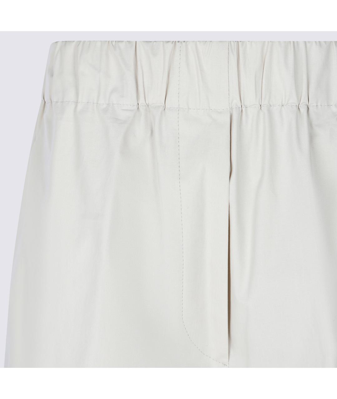 ANTONELLI FIRENZE Бежевые хлопко-эластановые прямые брюки, фото 5