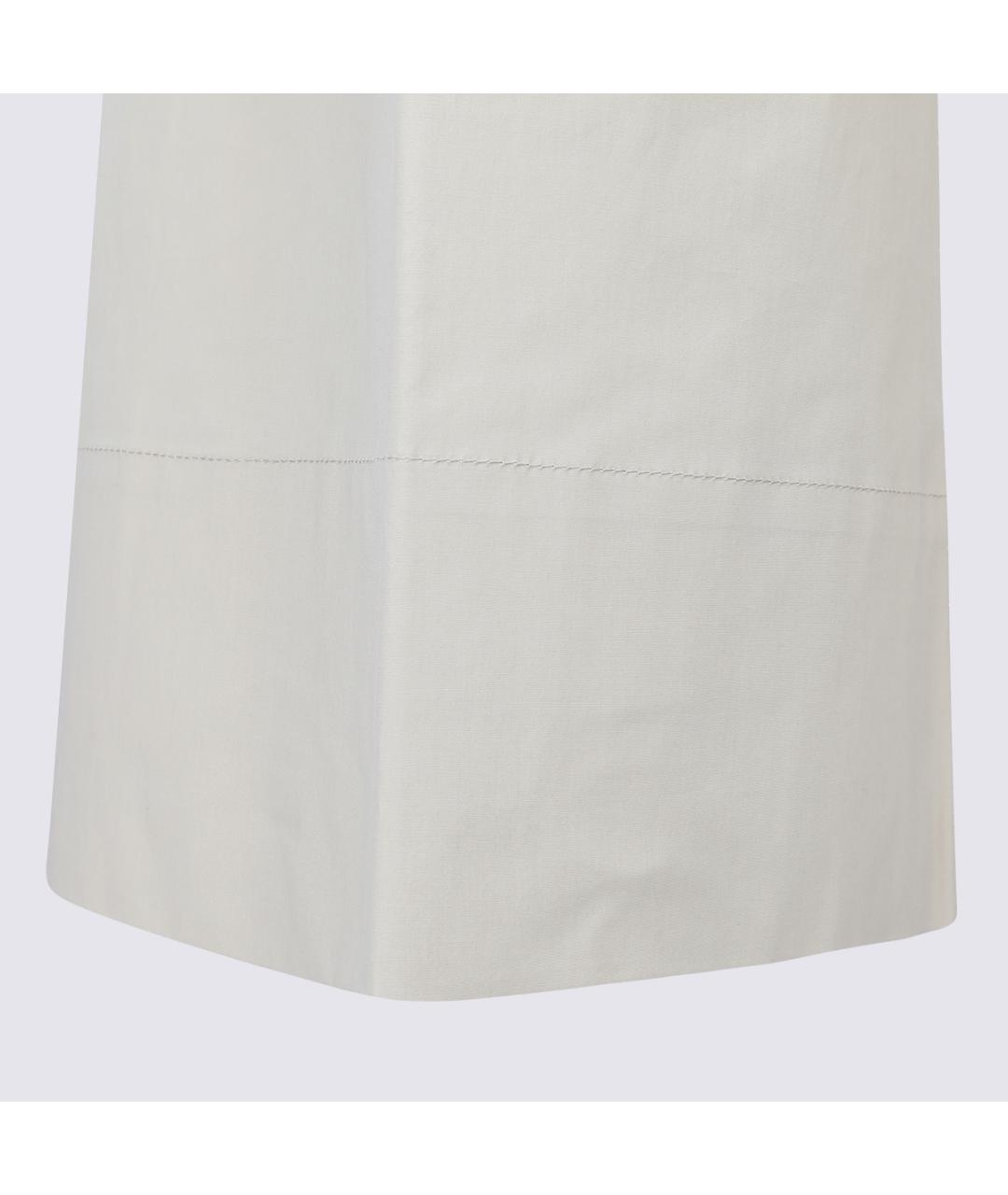 ANTONELLI FIRENZE Бежевые хлопко-эластановые прямые брюки, фото 7