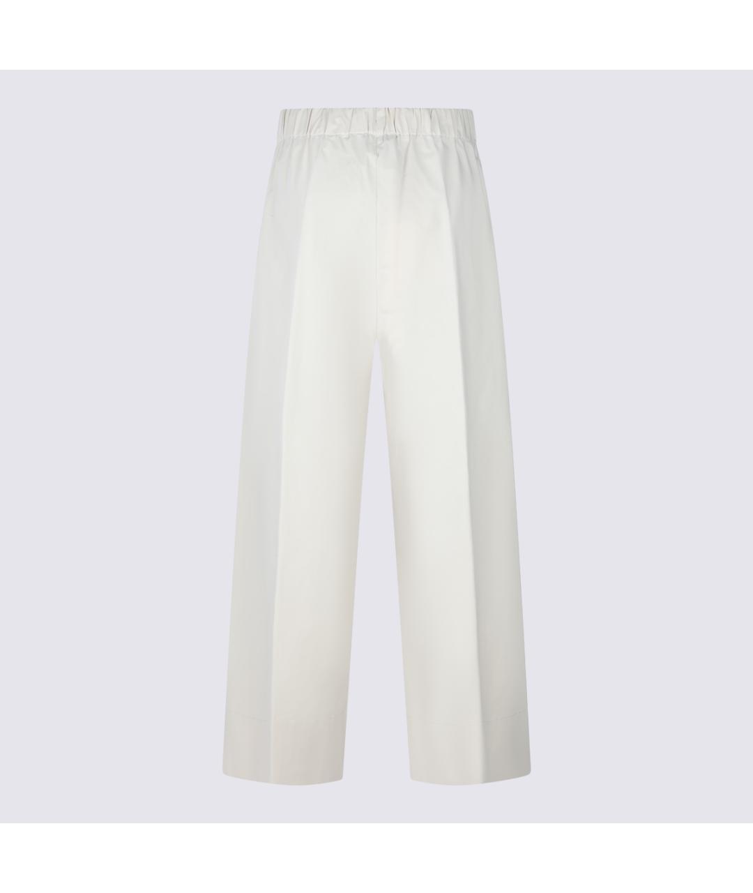 ANTONELLI FIRENZE Бежевые хлопко-эластановые прямые брюки, фото 3