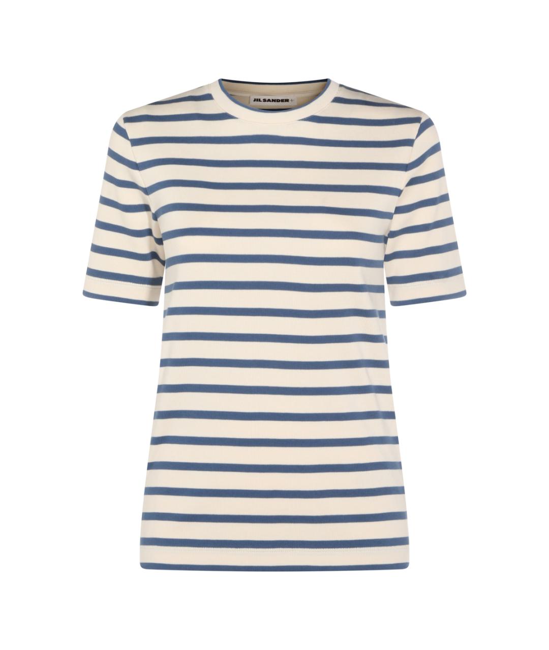 JIL SANDER Бежевая хлопковая футболка, фото 1