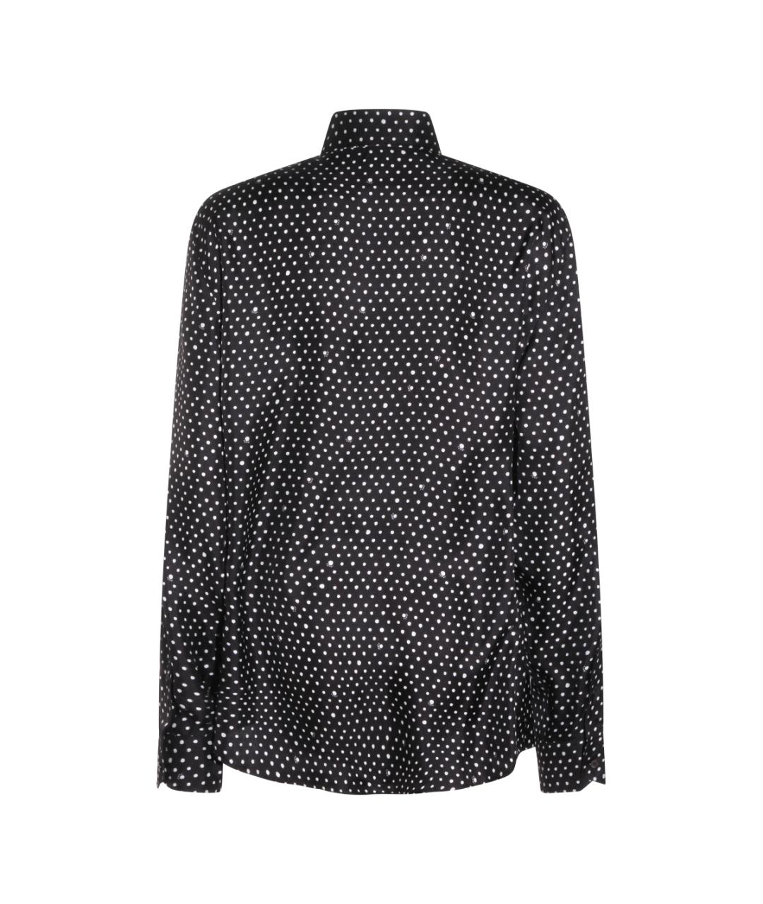 FENDI Черная шелковая кэжуал рубашка, фото 2