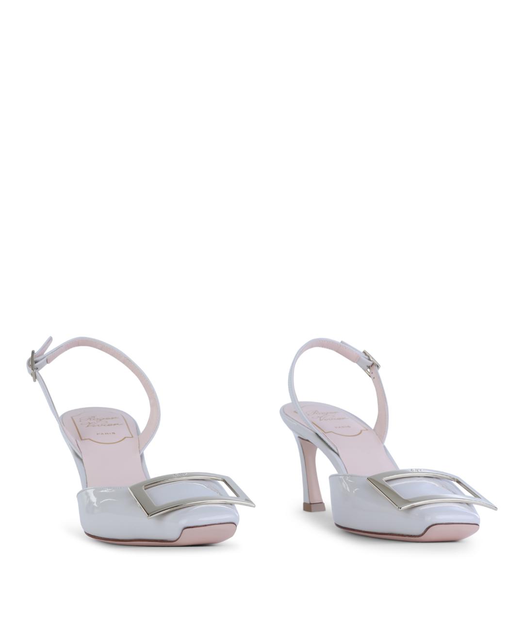 ROGER VIVIER Белые туфли из лакированной кожи, фото 2