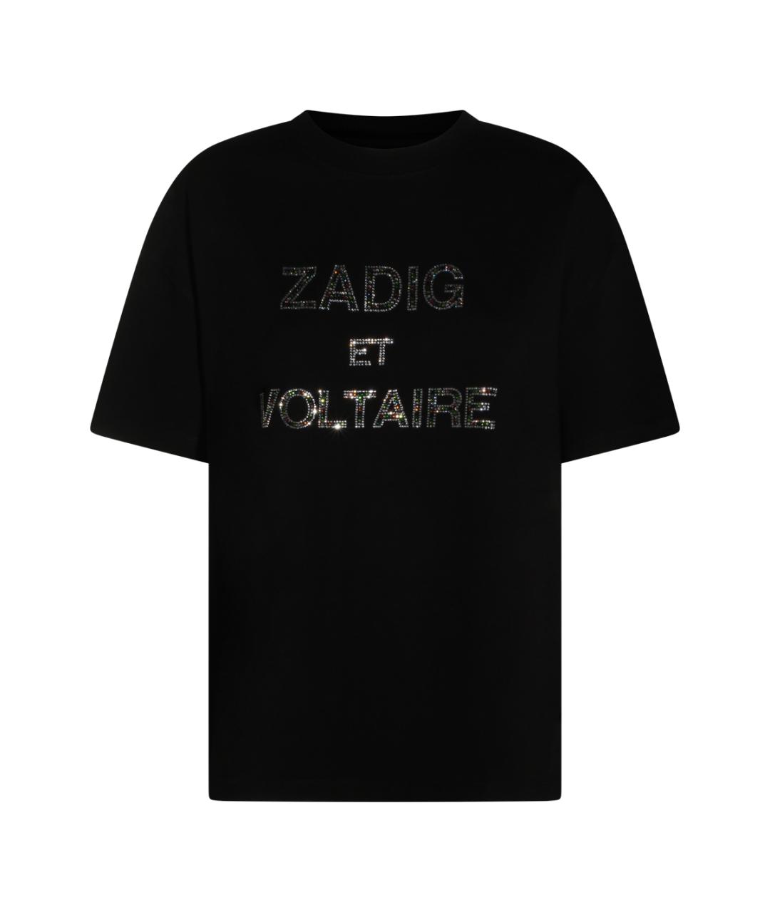 ZADIG & VOLTAIRE Черная хлопковая футболка, фото 1