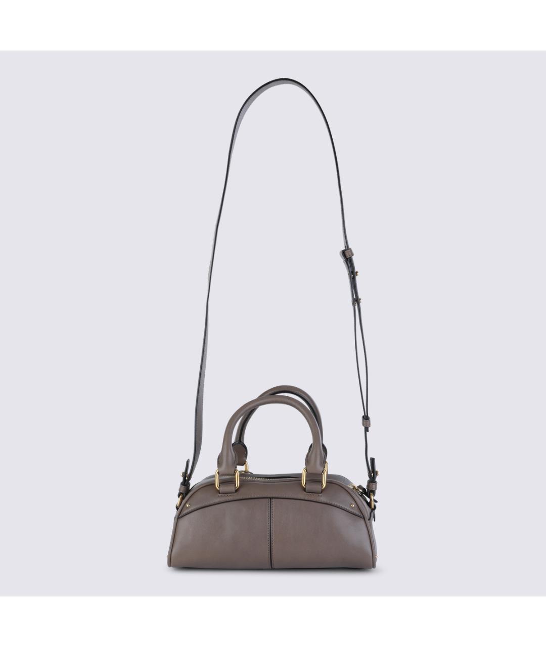 CHLOE Серая кожаная сумка тоут, фото 4