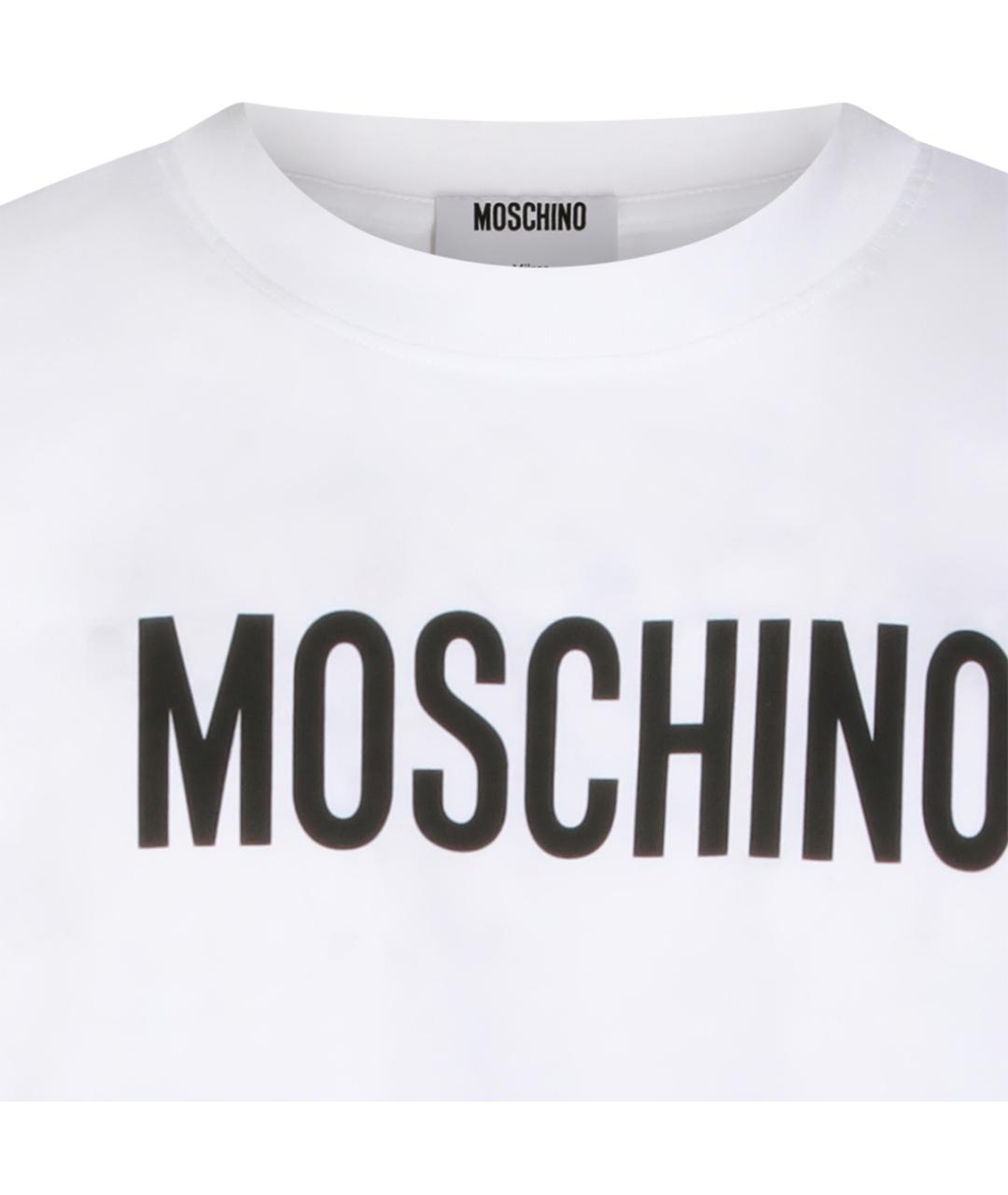 MOSCHINO Белая футболка, фото 3