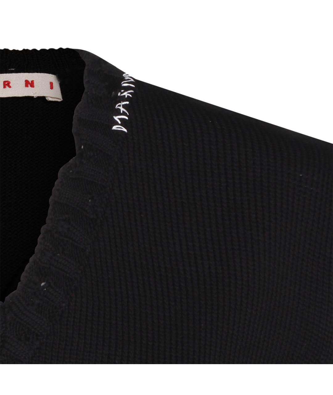 MARNI Черная хлопковая жилетка, фото 3