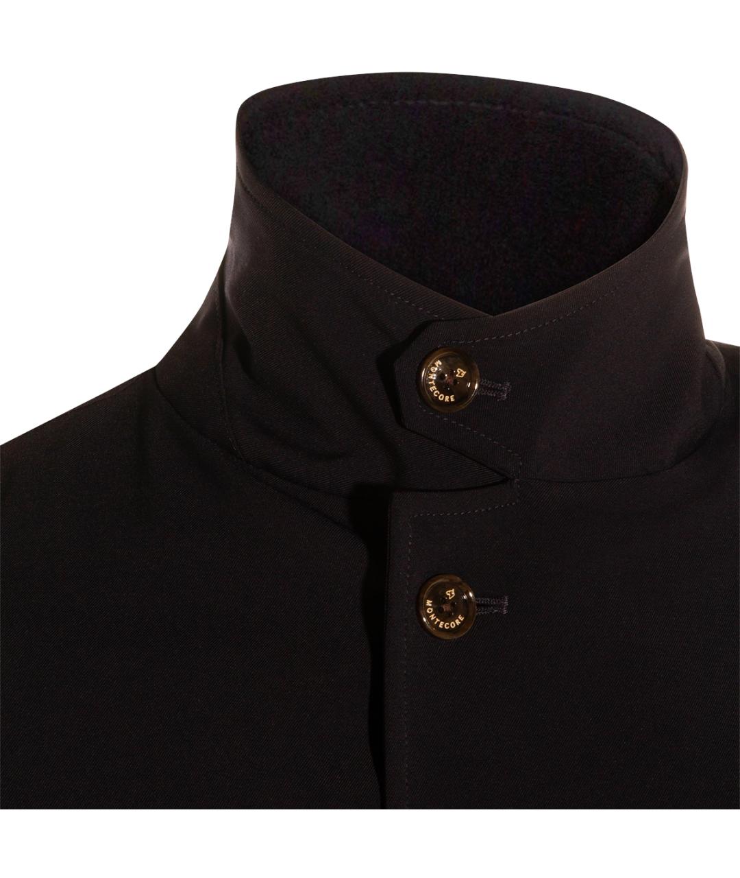 MONTECORE Темно-синий полиамидовый тренч / плащ, фото 4