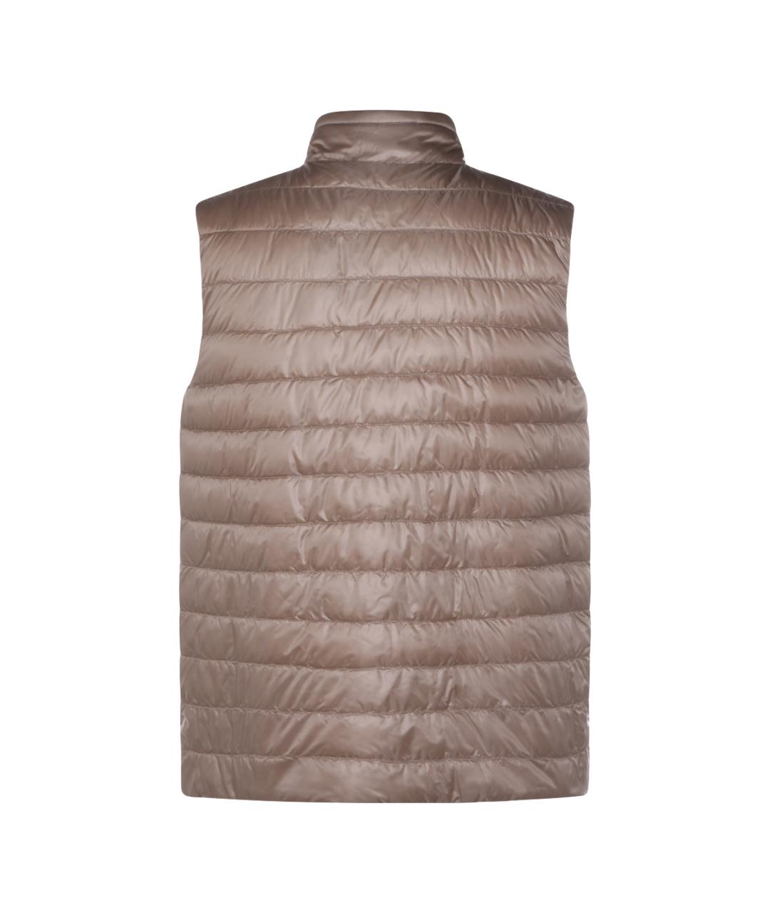 HERNO Коричневый полиамидовый жилет, фото 2