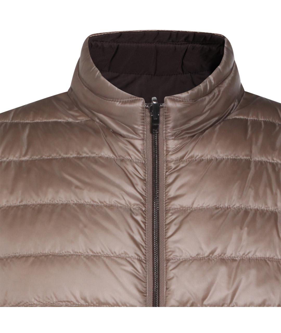 HERNO Коричневый полиамидовый жилет, фото 4