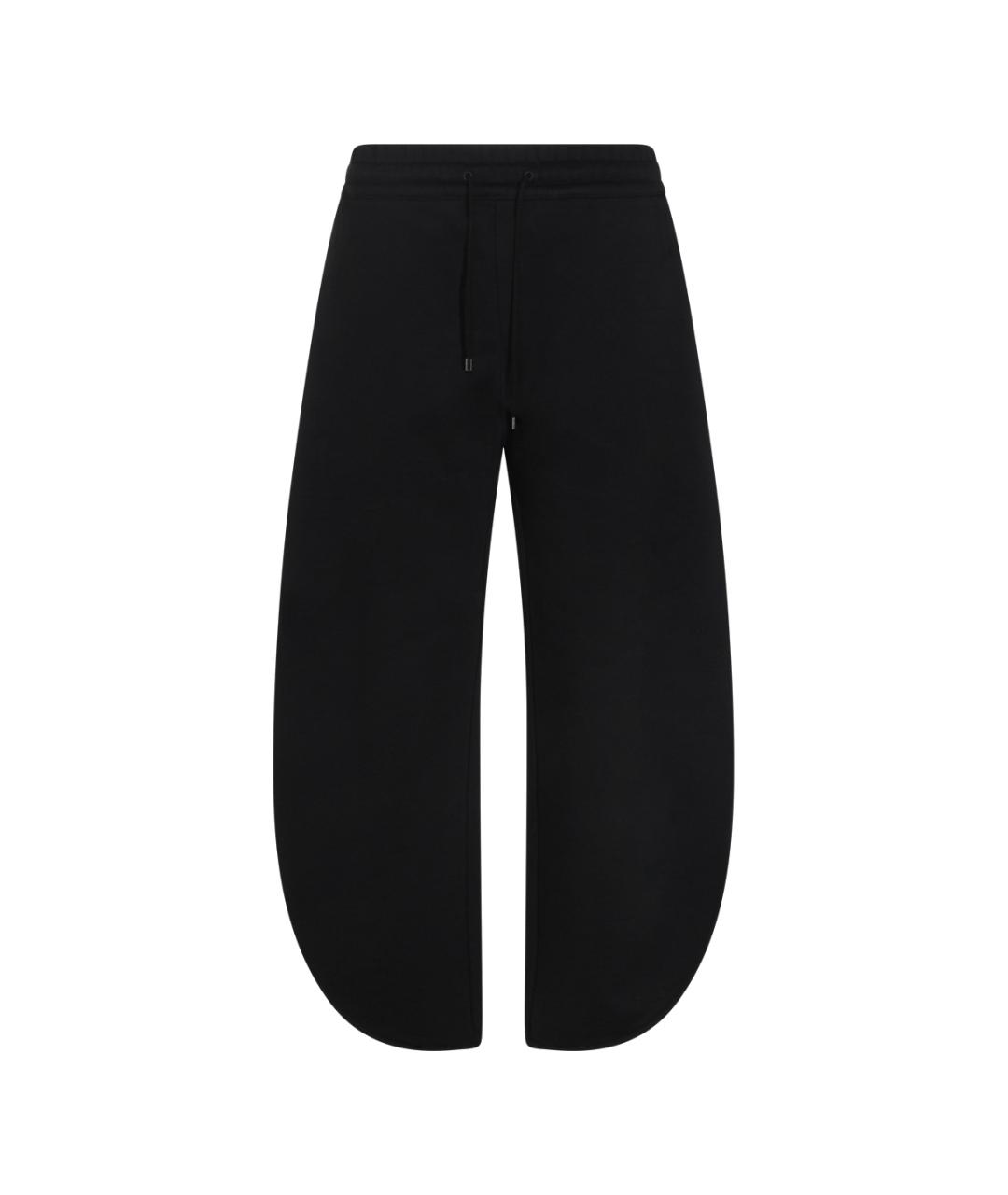 ALAIA Черные хлопковые прямые брюки, фото 1