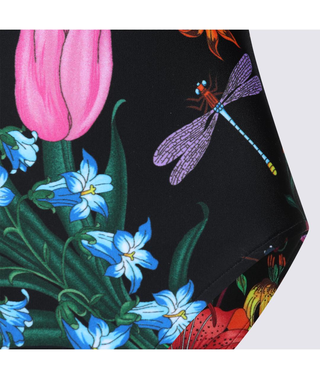 GUCCI Мульти синтетический купальник, фото 4