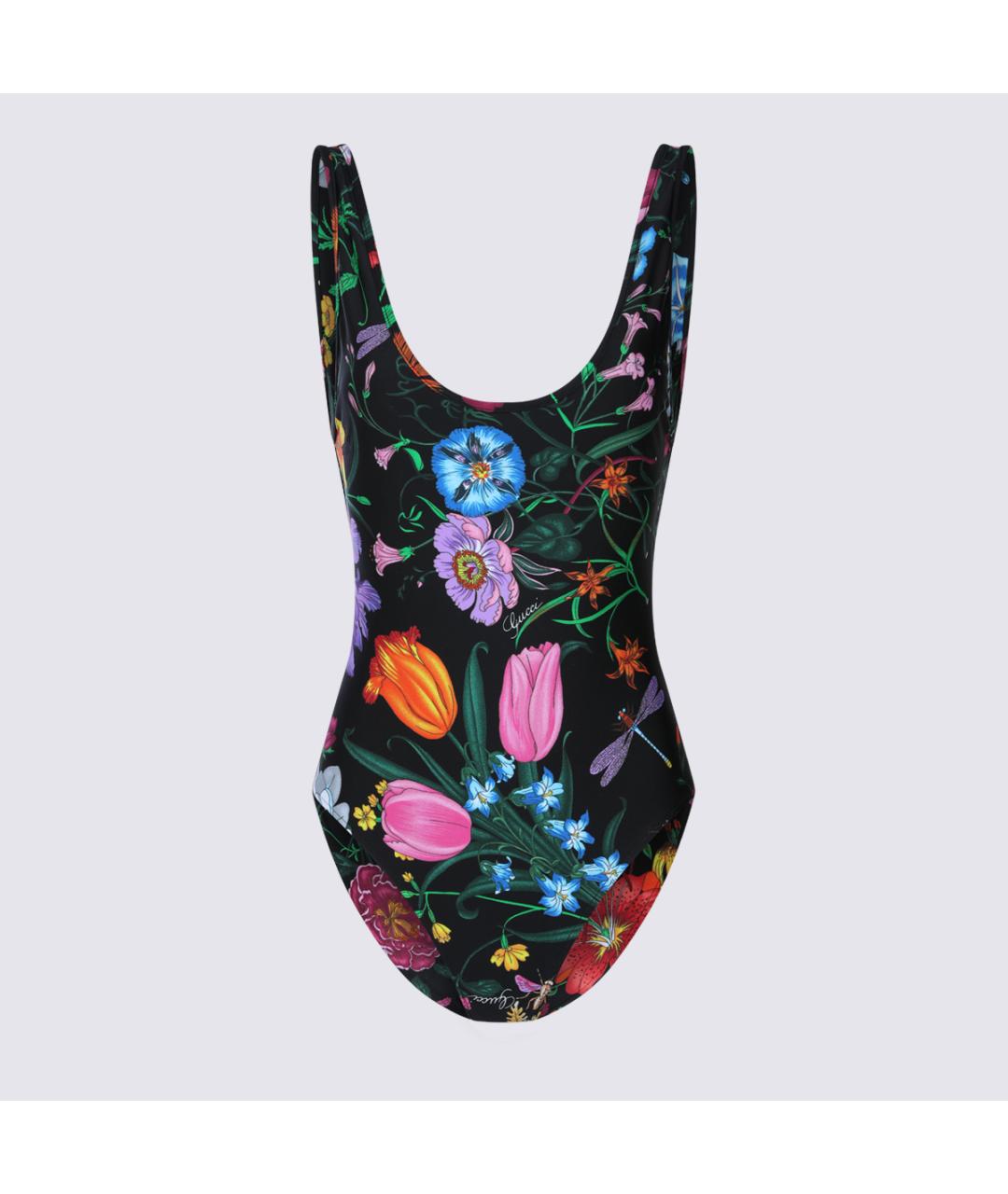 GUCCI Мульти синтетический купальник, фото 2