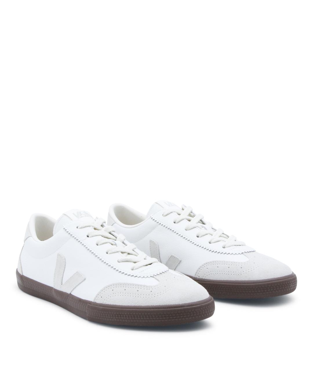 VEJA Белые кожаные низкие кроссовки / кеды, фото 2