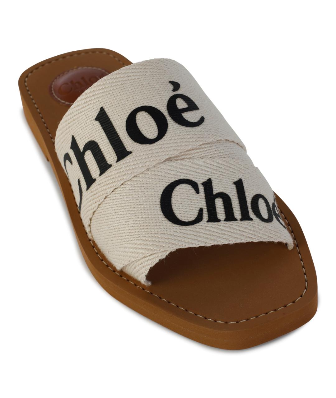CHLOE Белые сандалии, фото 4