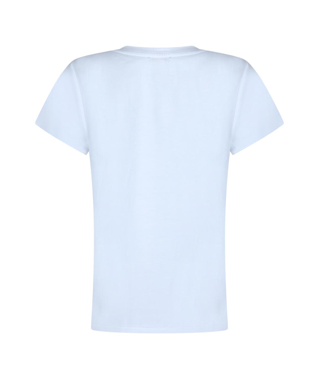 POLO RALPH LAUREN Белая хлопковая футболка, фото 2