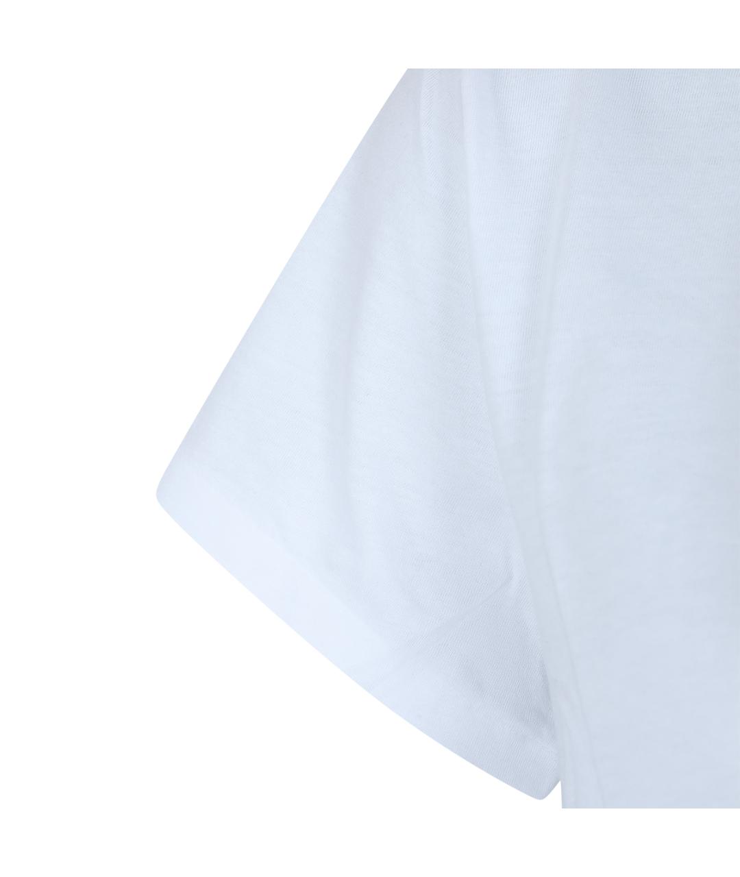 POLO RALPH LAUREN Белая хлопковая футболка, фото 4