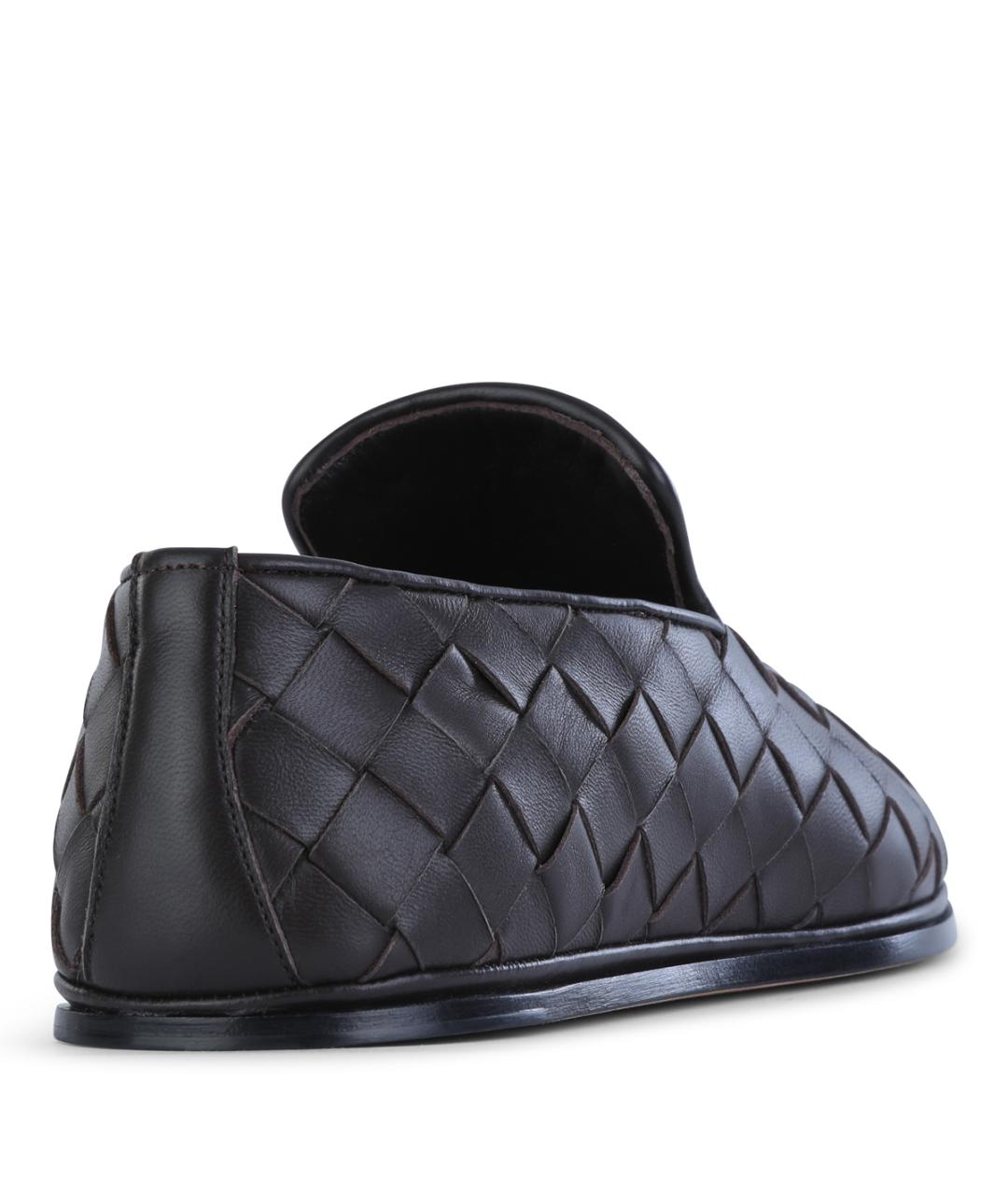 BOTTEGA VENETA Черные кожаные лоферы, фото 3