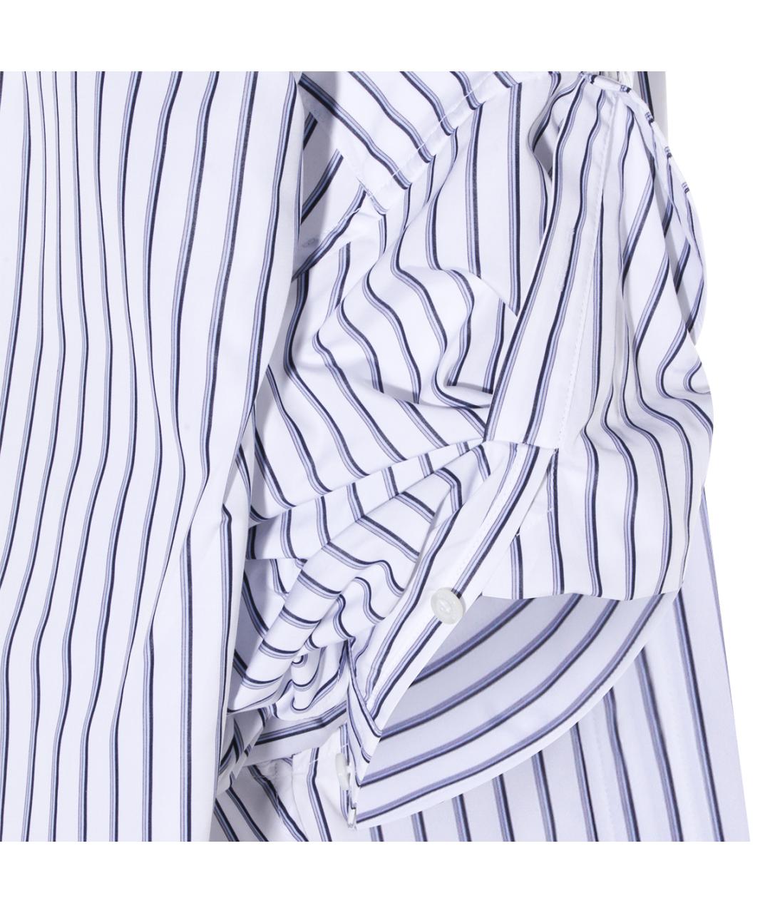 BALENCIAGA Голубая хлопковая рубашка, фото 4