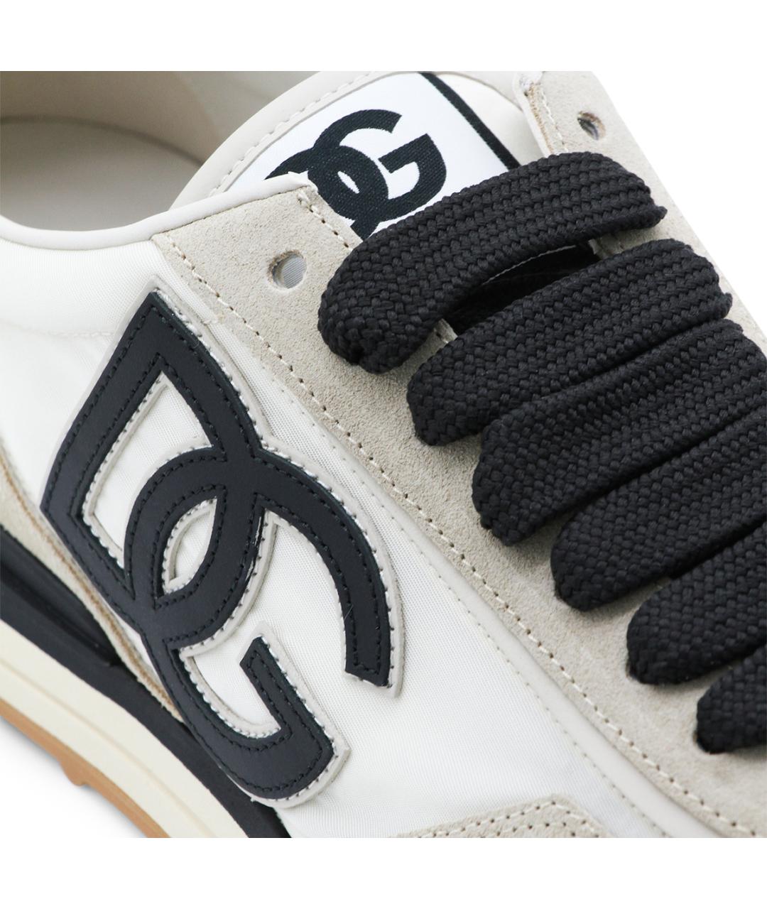 DOLCE&GABBANA Мульти текстильные низкие кроссовки / кеды, фото 4