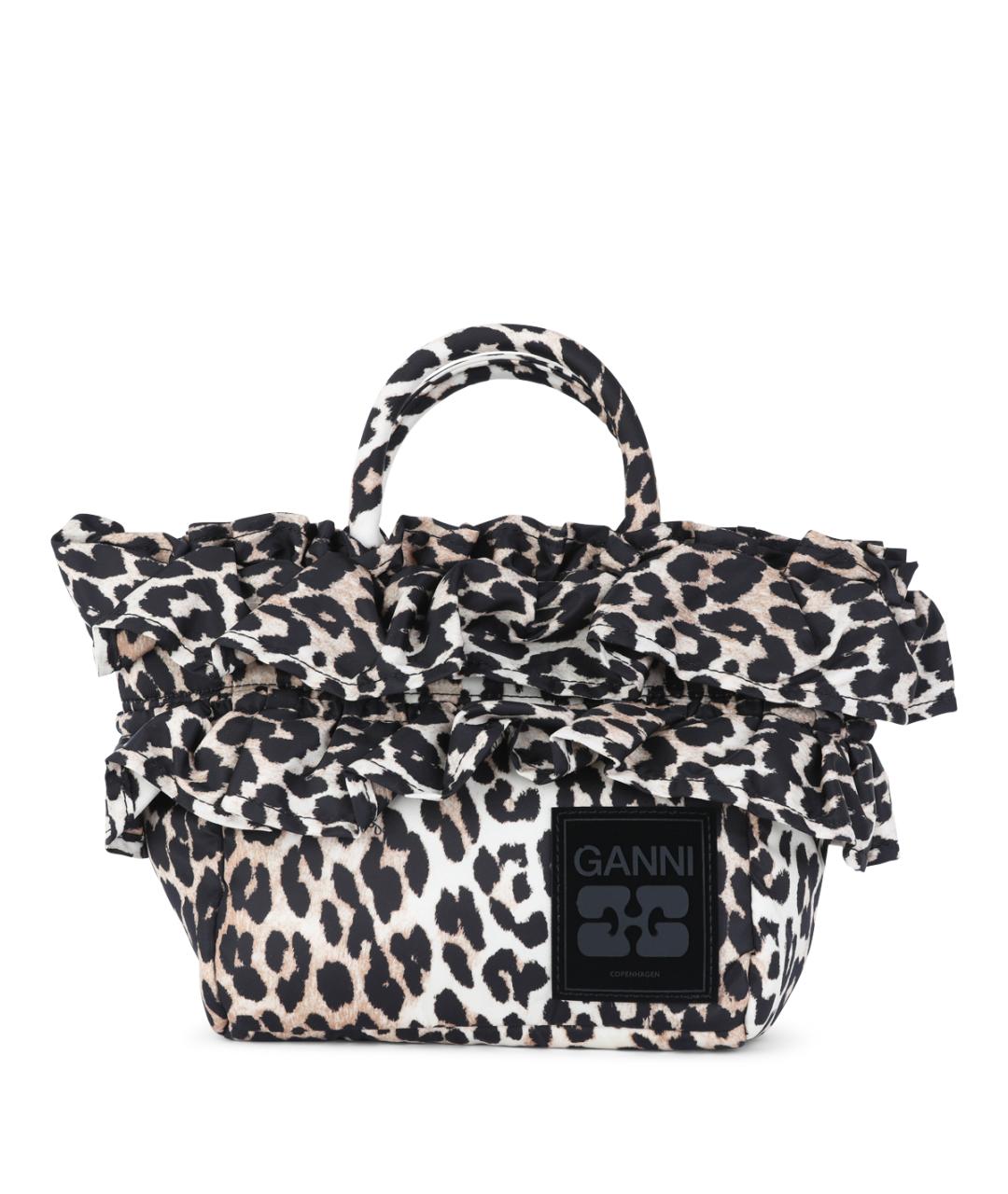 GANNI Мульти тканевая сумка тоут, фото 1