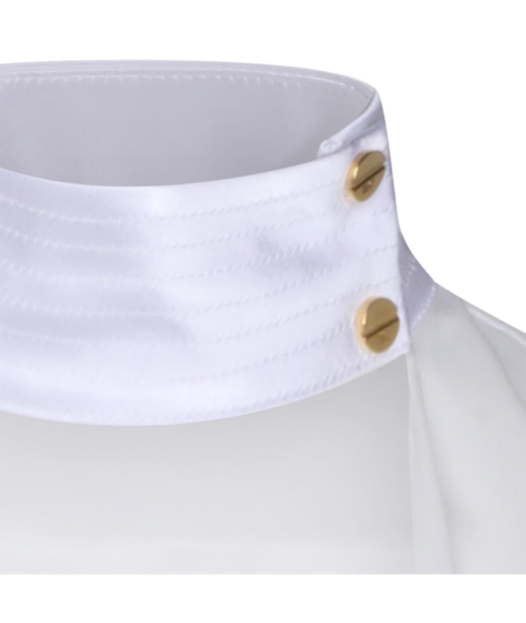 ELISABETTA FRANCHI Белая вискозная блузы, фото 3