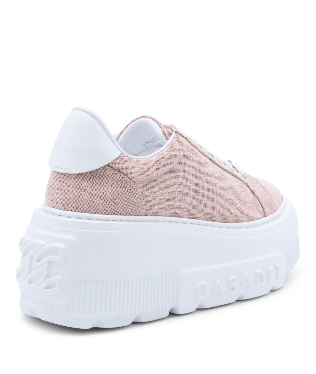 CASADEI Розовые кроссовки, фото 3