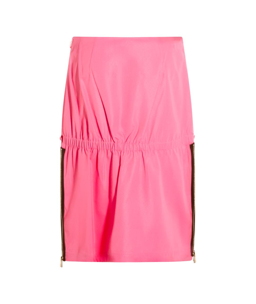 FENDI Розовая вискозная юбка миди, фото 2