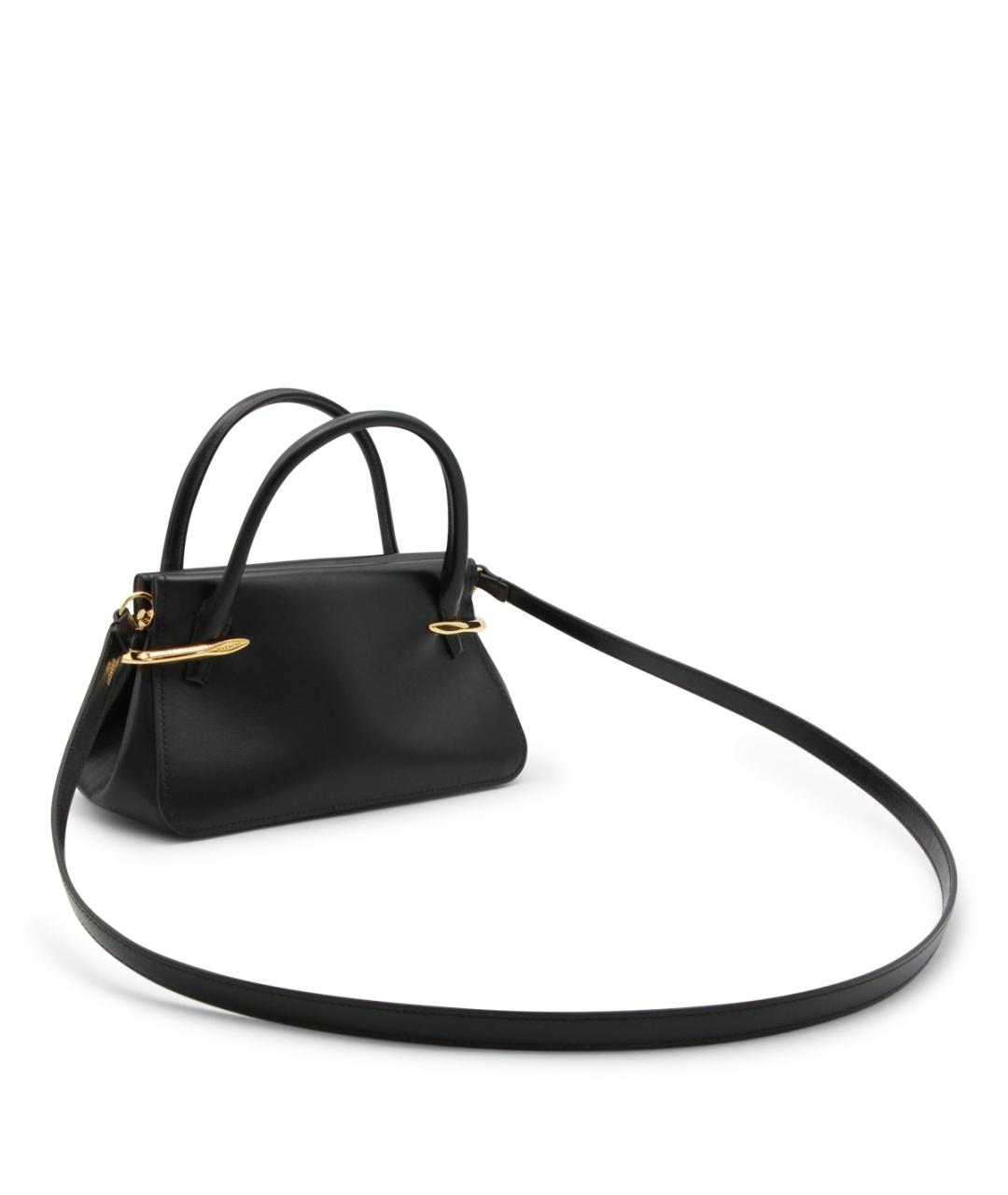 GIVENCHY Черная кожаная сумка тоут, фото 2