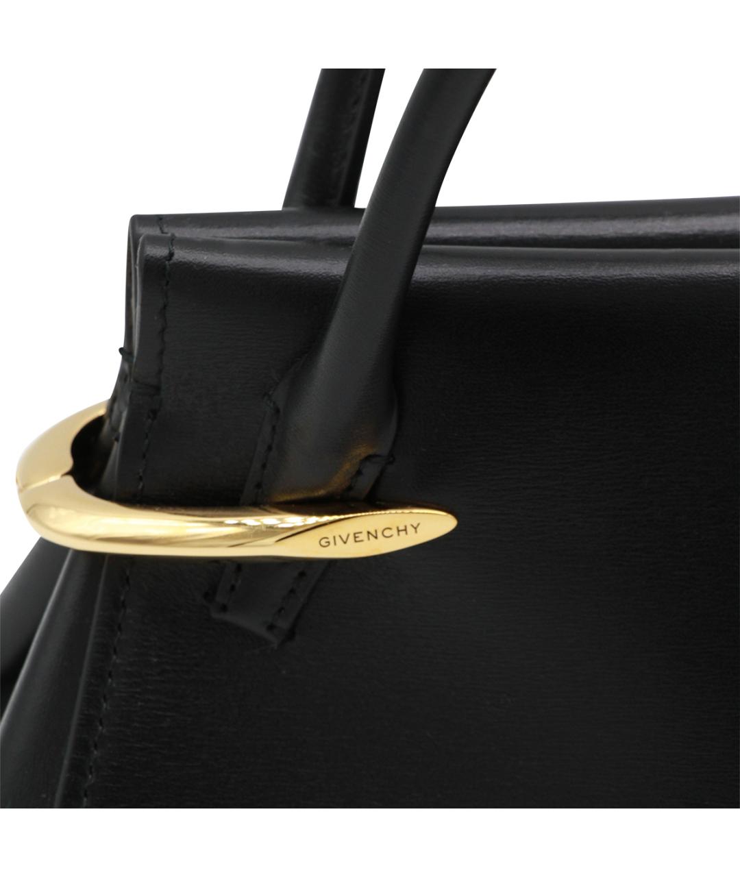 GIVENCHY Черная кожаная сумка тоут, фото 4