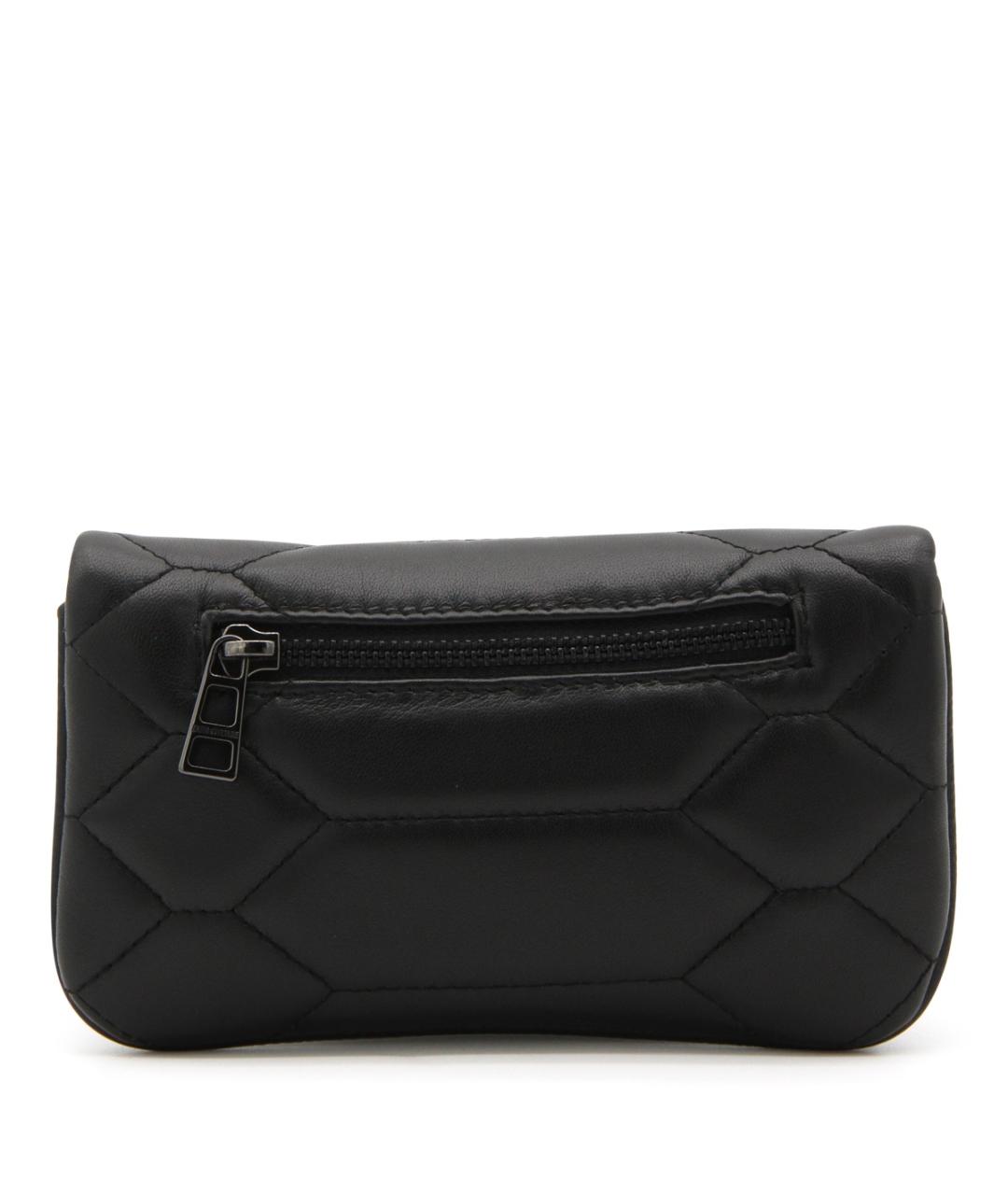 ZADIG & VOLTAIRE Черная кожаная сумка через плечо, фото 3