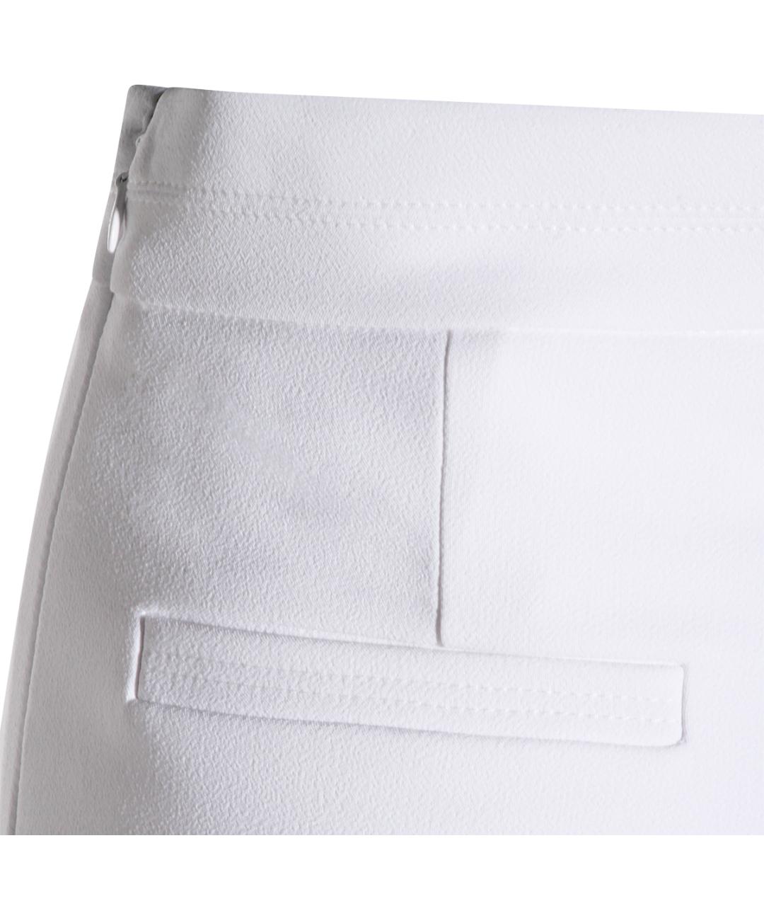 ELISABETTA FRANCHI Бежевые прямые брюки, фото 4