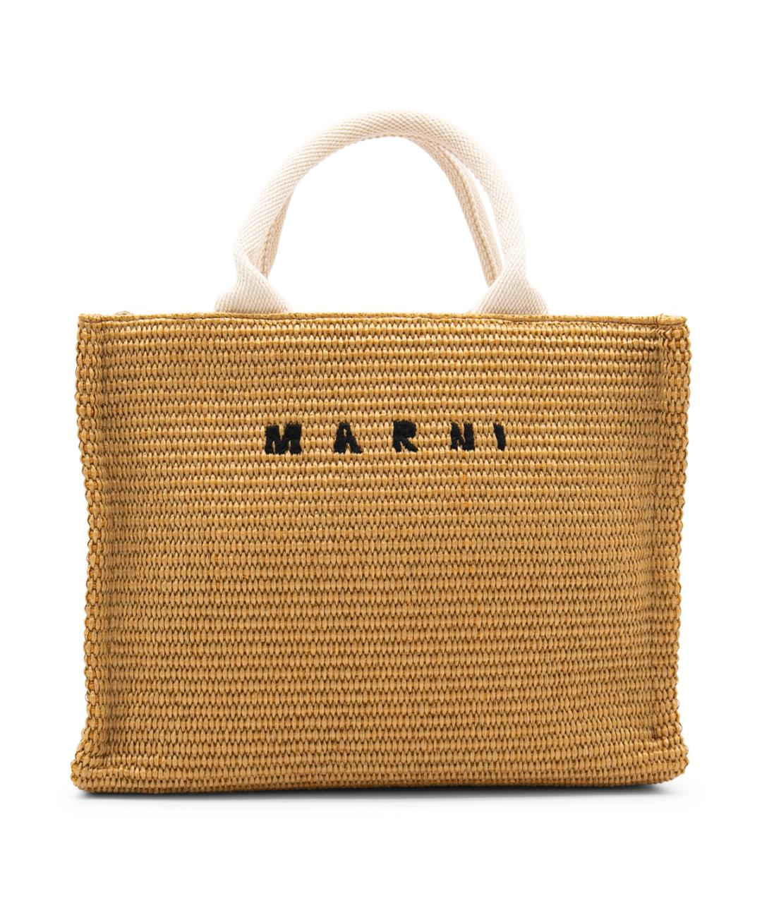 MARNI Коричневая сумка тоут, фото 1