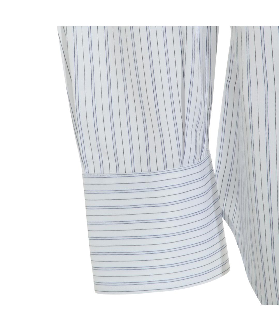 BRUNELLO CUCINELLI Белая хлопковая классическая рубашка, фото 3