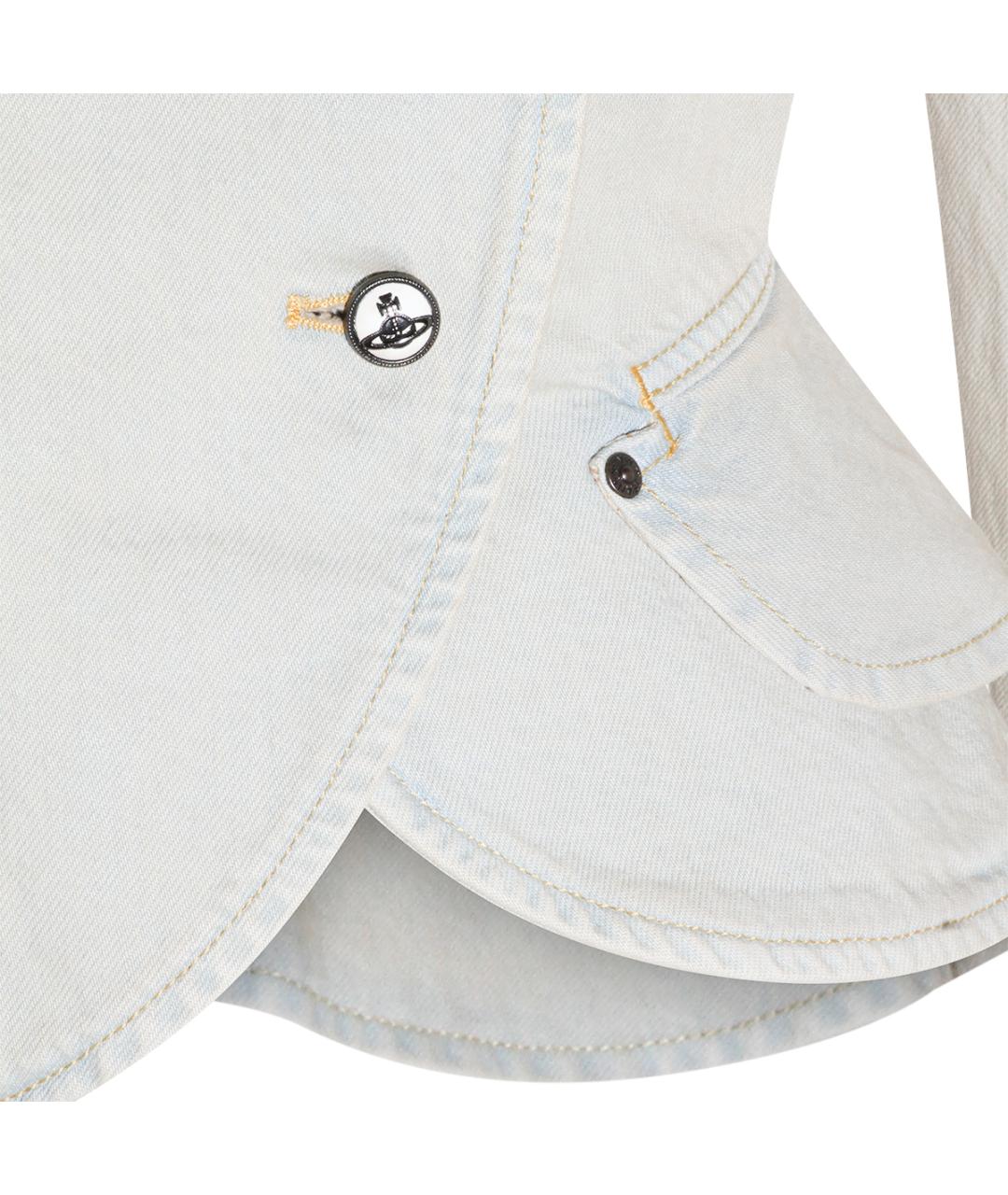 VIVIENNE WESTWOOD Серый хлопковый жакет/пиджак, фото 3