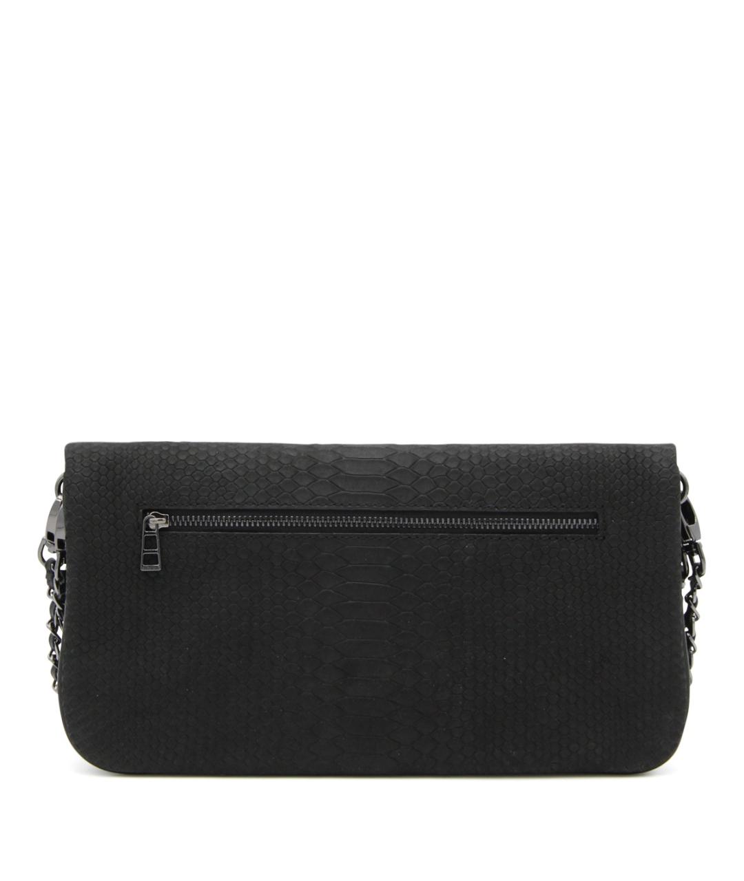 ZADIG & VOLTAIRE Черная кожаная сумка через плечо, фото 3