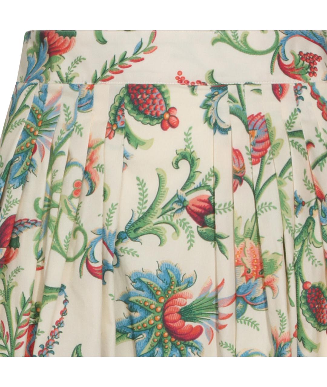 ETRO Мульти хлопковая юбка миди, фото 3
