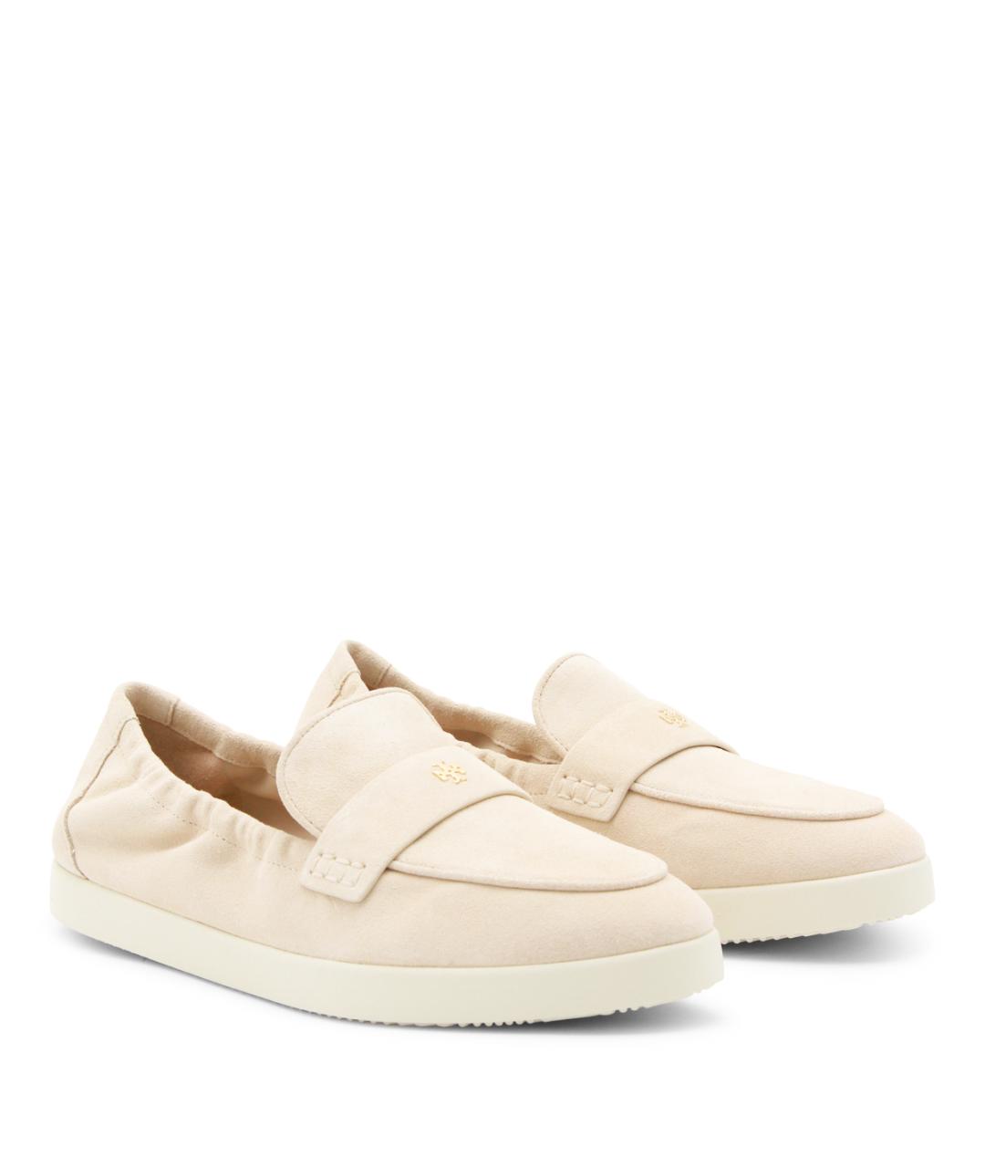 TORY BURCH Бежевые лоферы, фото 2