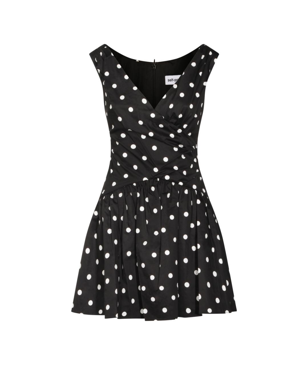 SELF-PORTRAIT Мульти хлопковое платье, фото 1