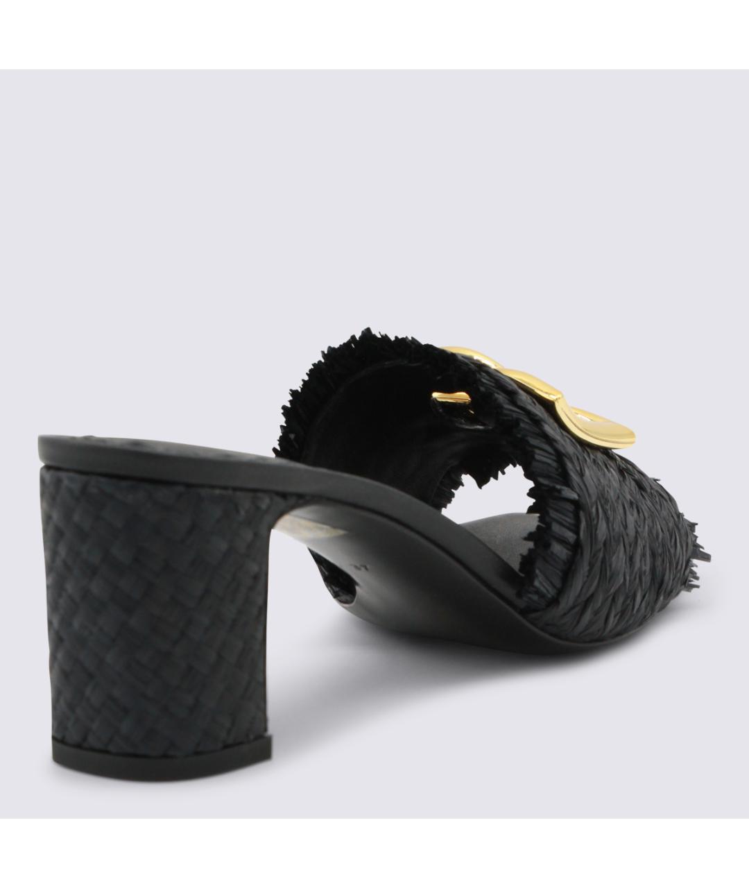 DOLCE&GABBANA Черные мюли, фото 4
