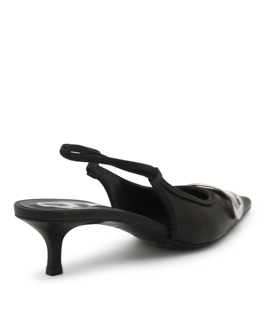 DIESEL Черные кожаные туфли, фото 3