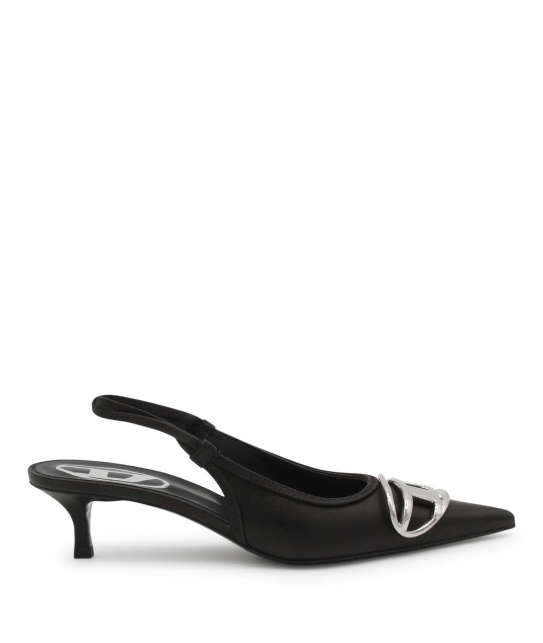 DIESEL Черные кожаные туфли, фото 1