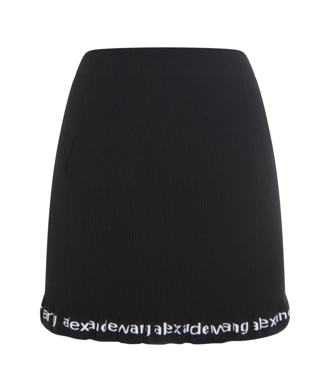 ALEXANDER WANG Черная юбка миди, фото 2